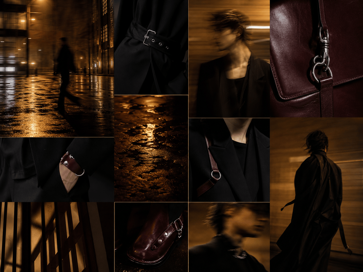 AI fashion campaign color palette