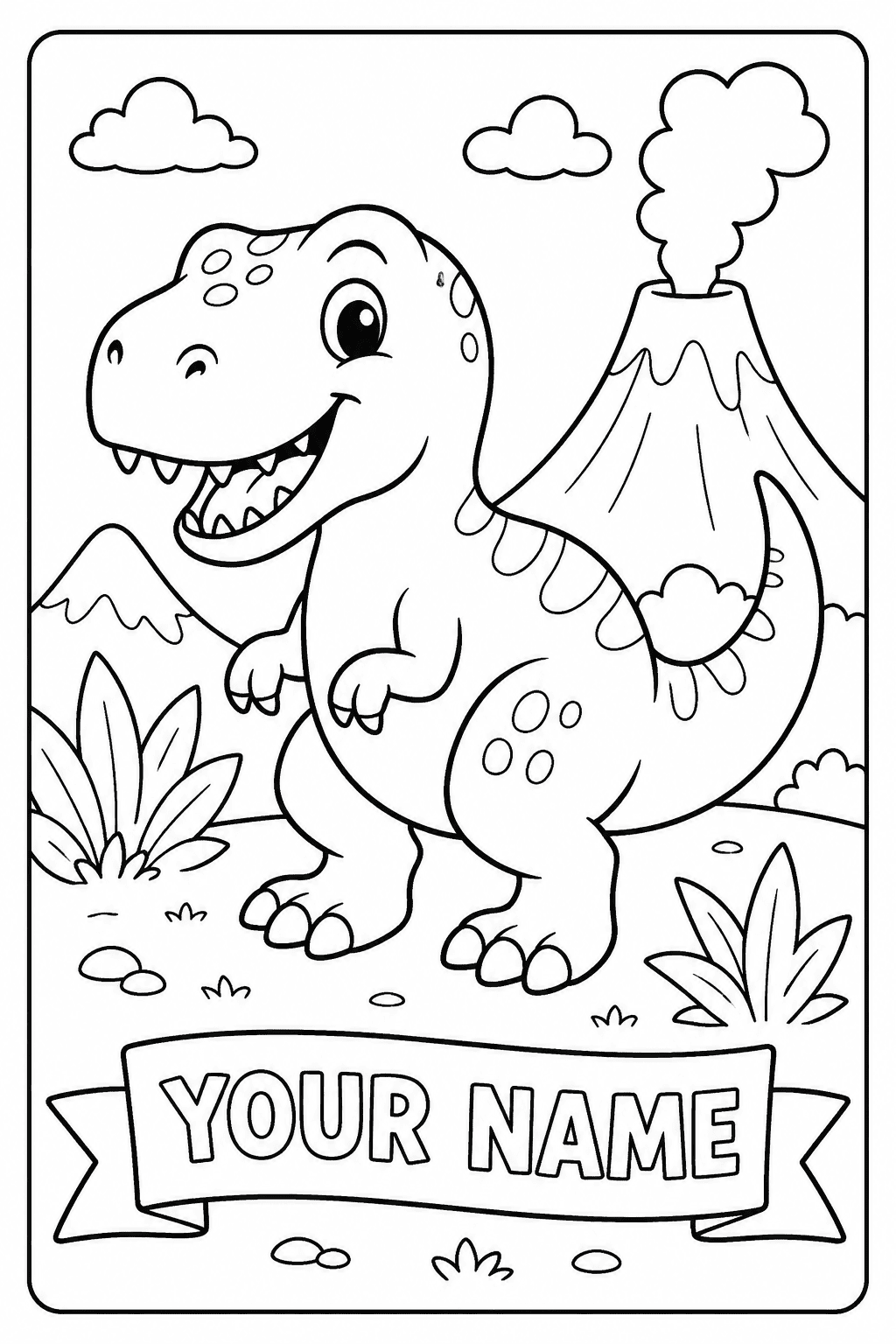 AI Coloring Page Generator example 1