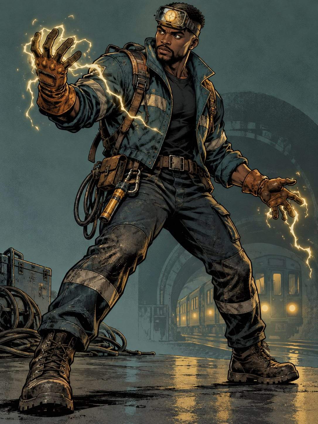 AI comic character generator superhero