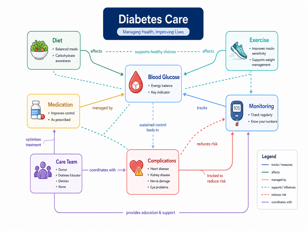 ai healthcare concept map