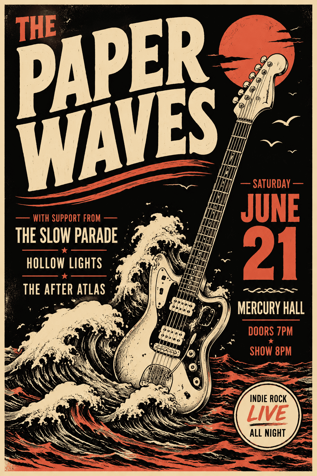 ai concert poster design