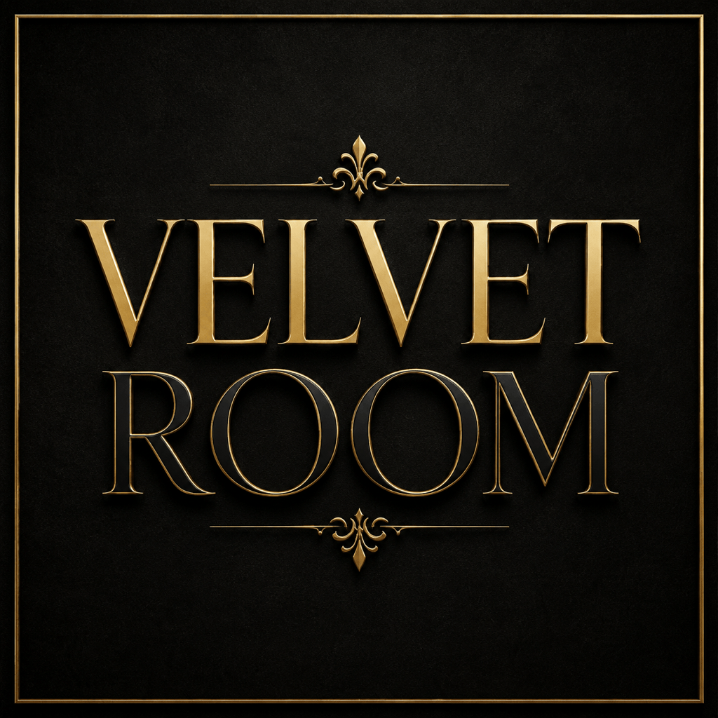 AI luxury font logo