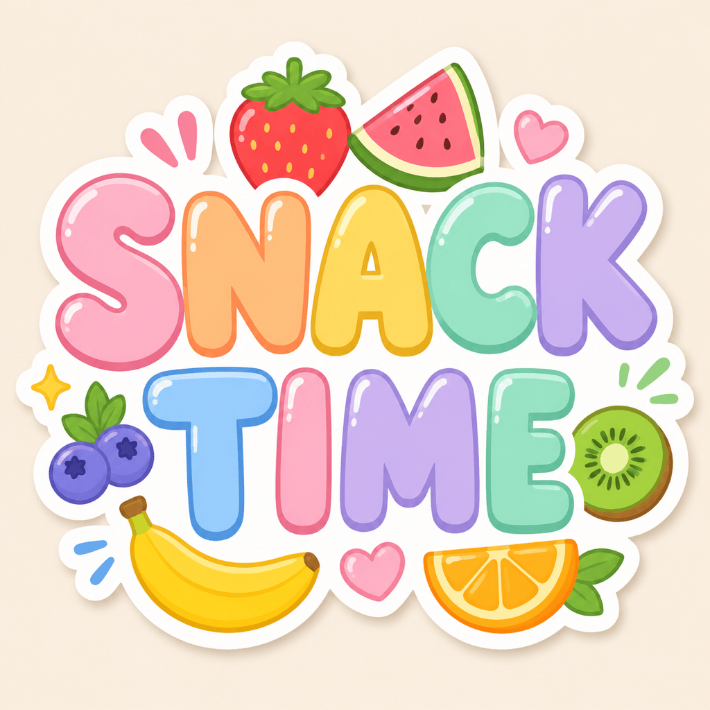 Stylish sticker text