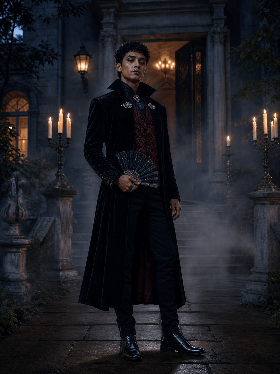 AI Halloween costume portrait