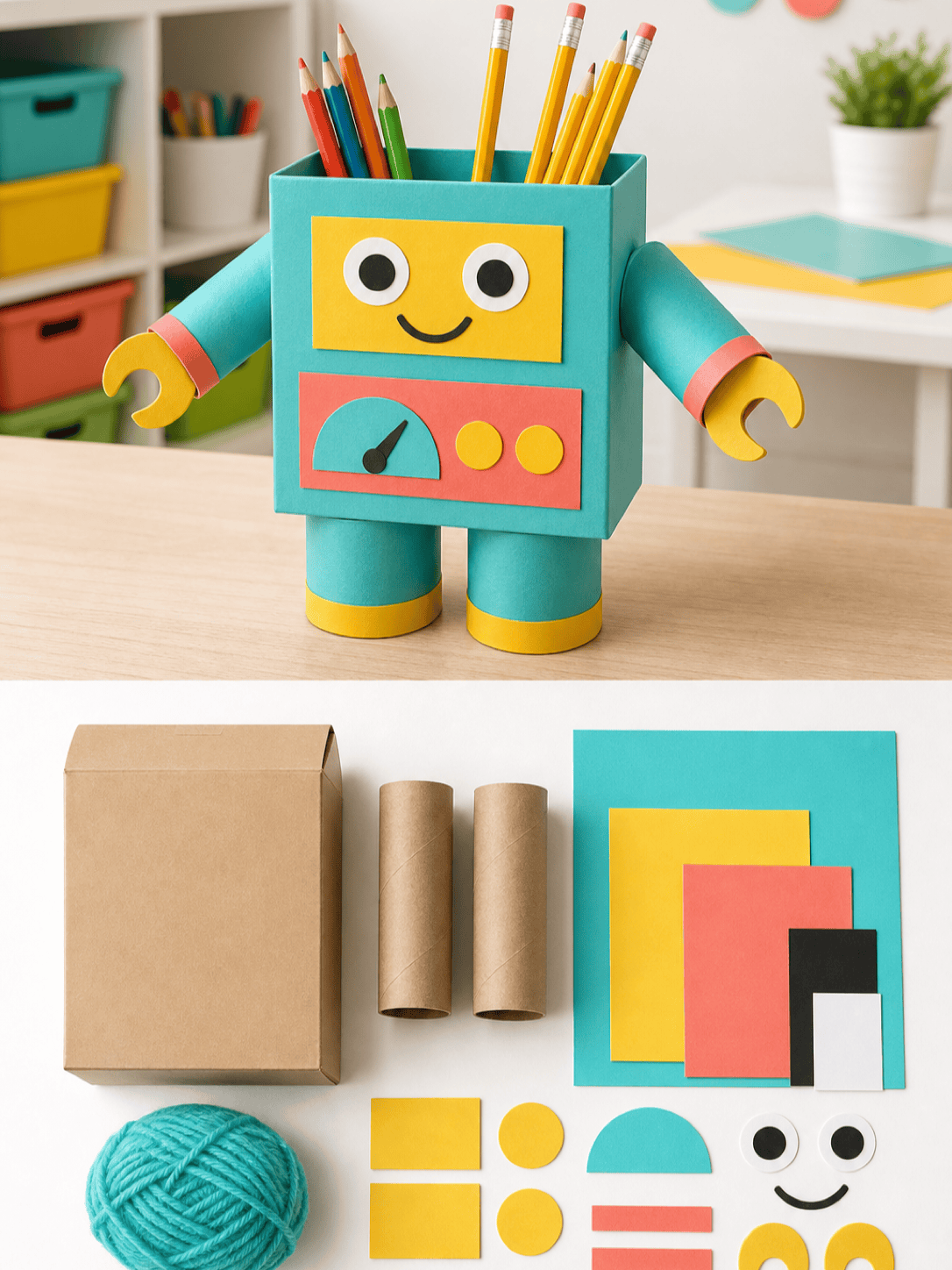 AI kids craft idea
