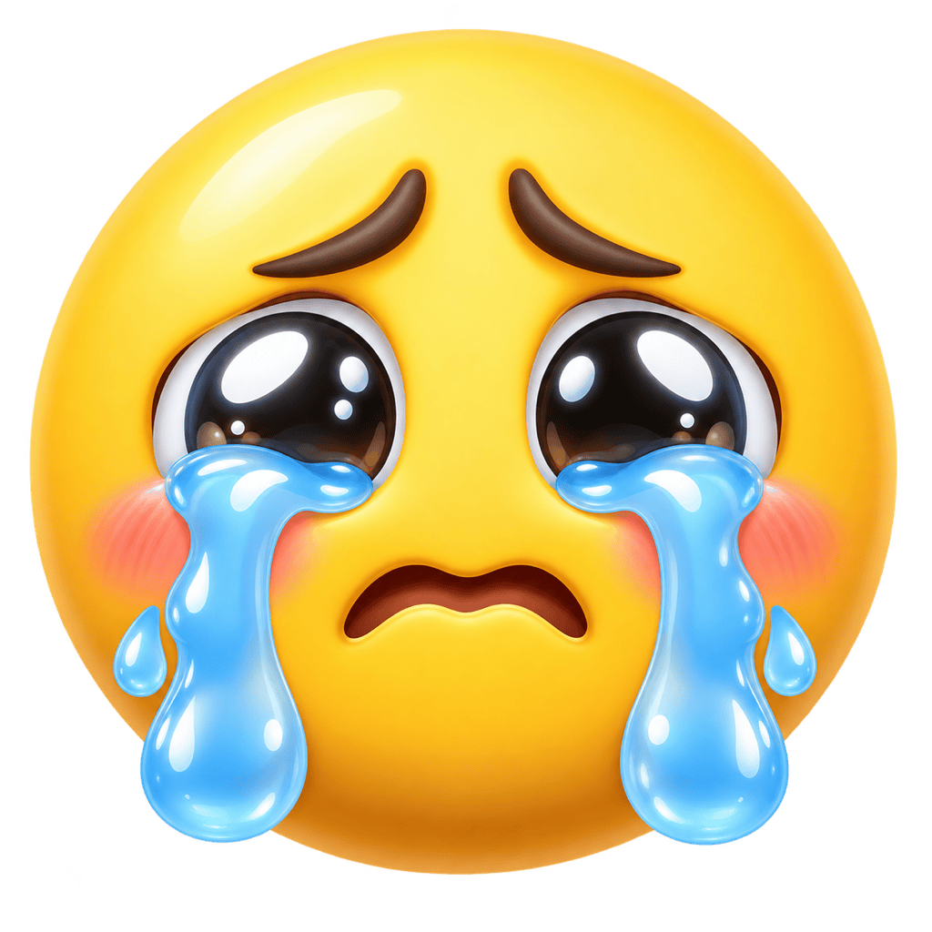 classic AI crying emoji