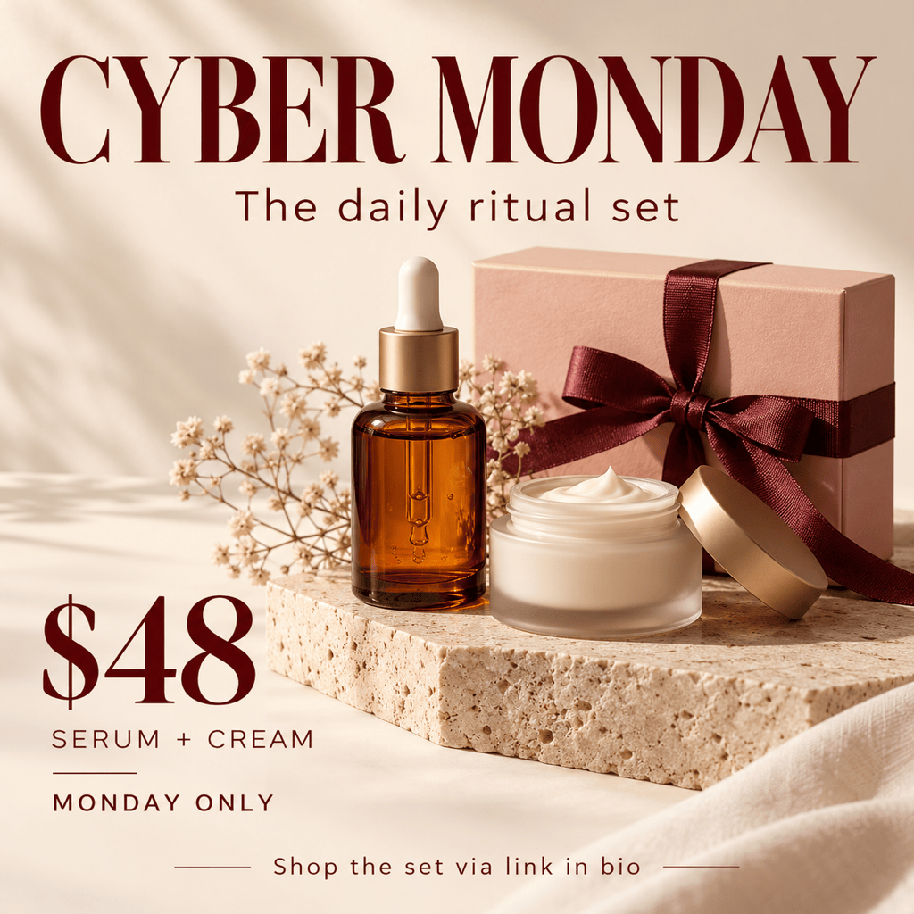 Cyber Monday beauty bundle Instagram post