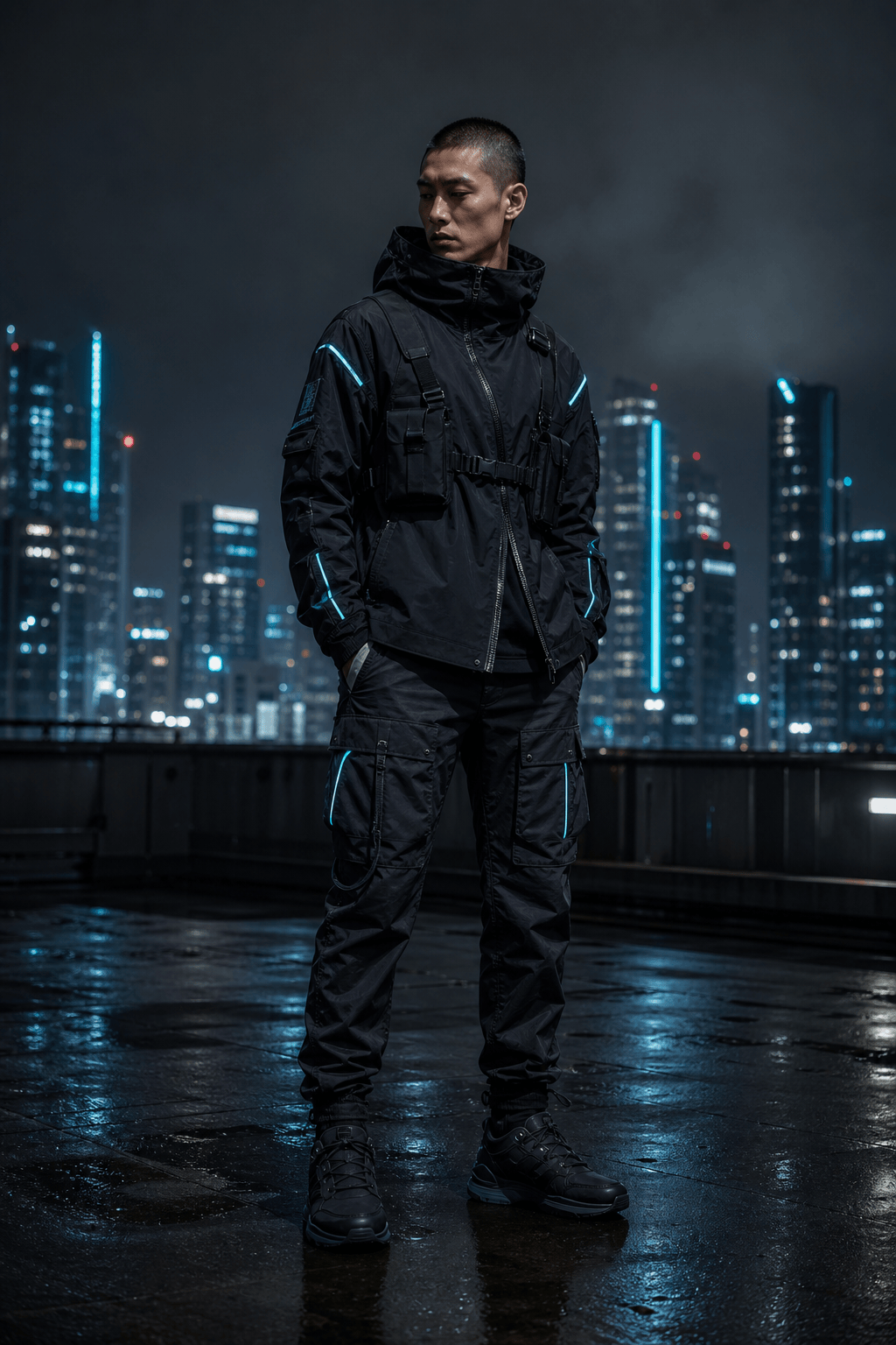 Cyberpunk techwear lookbook