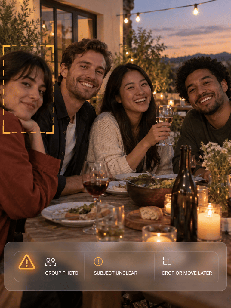 Dating group photo feedback