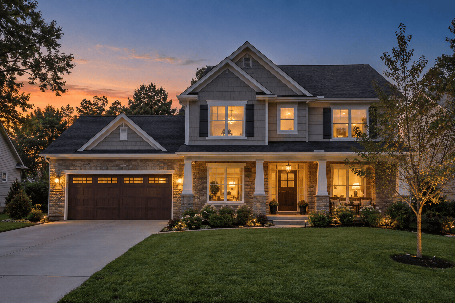AI day to dusk house