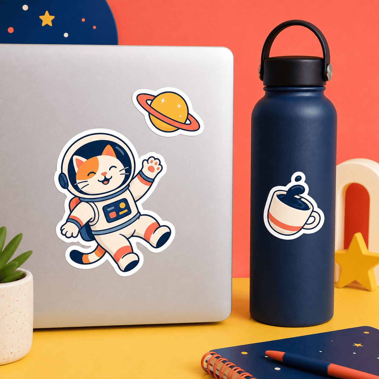 AI laptop sticker pack