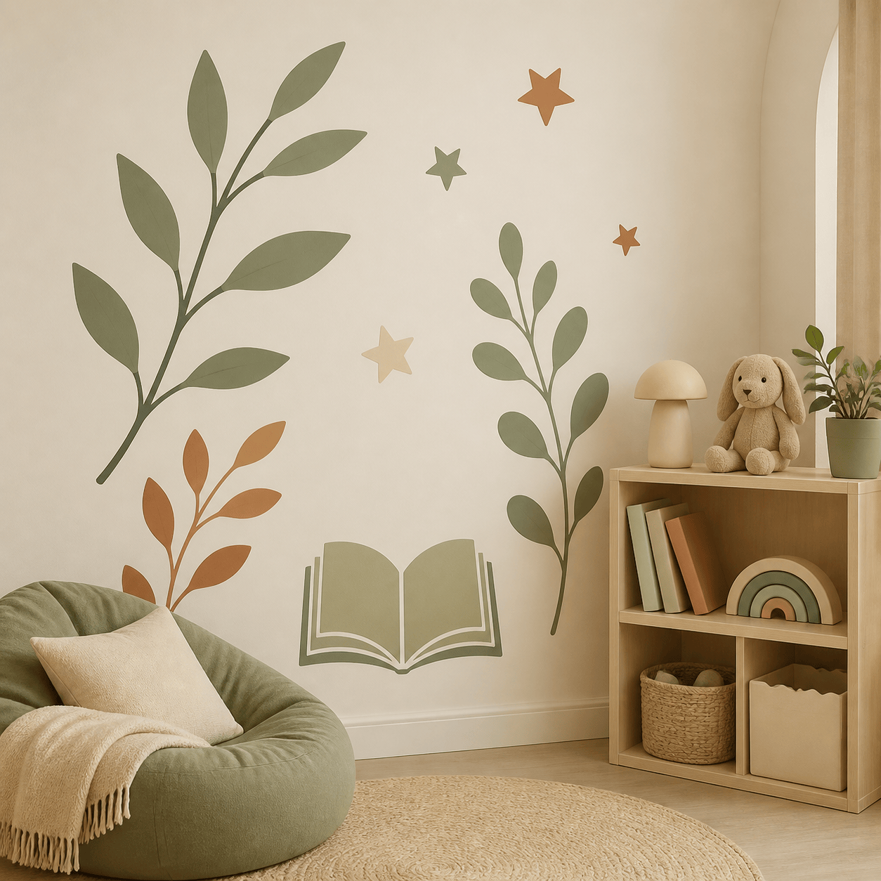 AI wall decal design