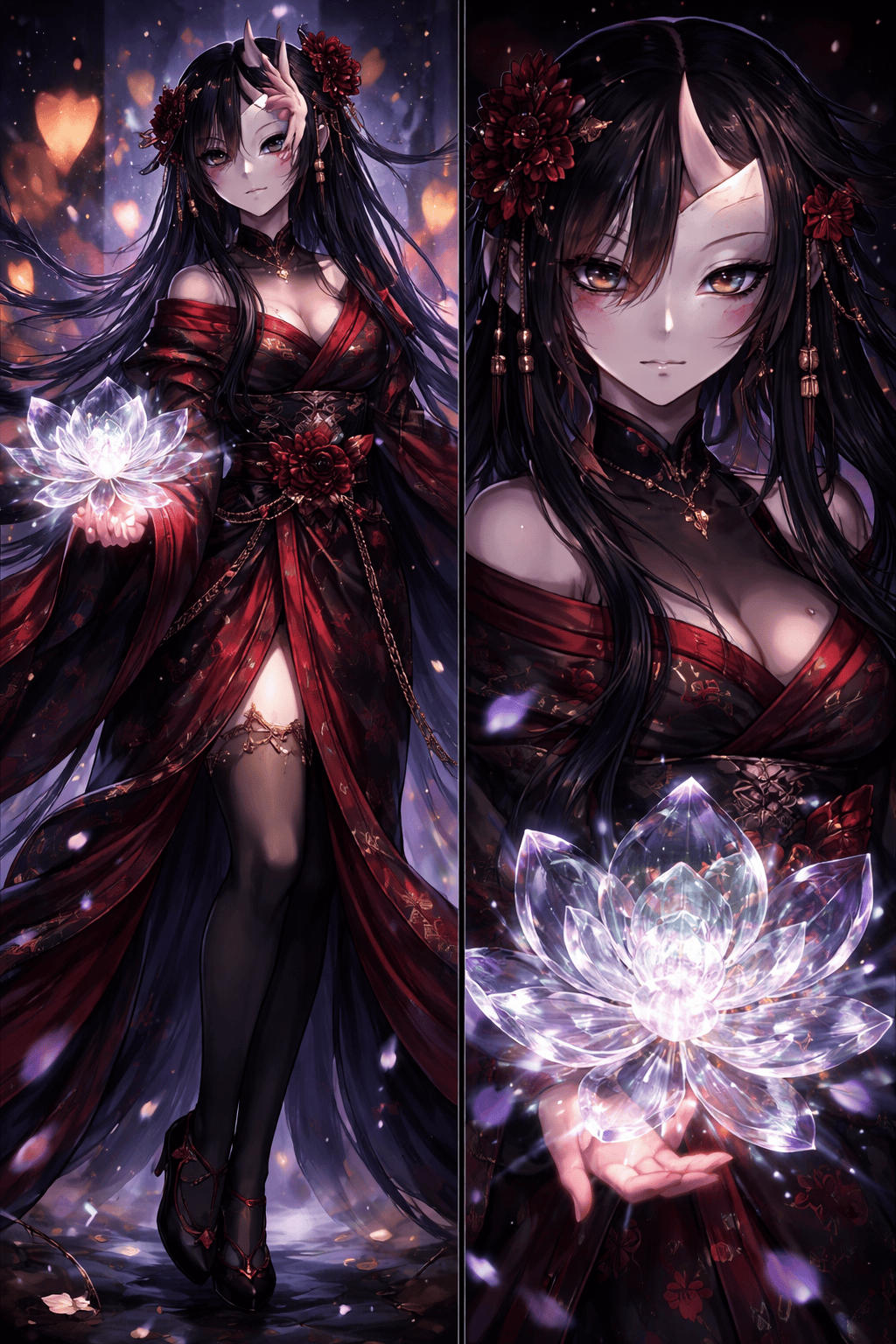 anime demon OC design