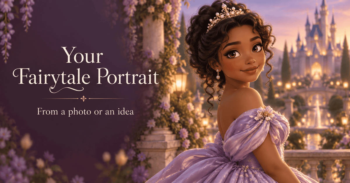 AI Disney Princess Generator from Photos or Text | Mew Design