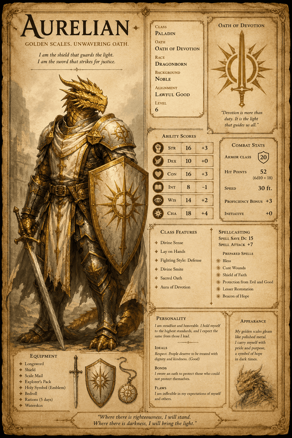 dnd party concept design
