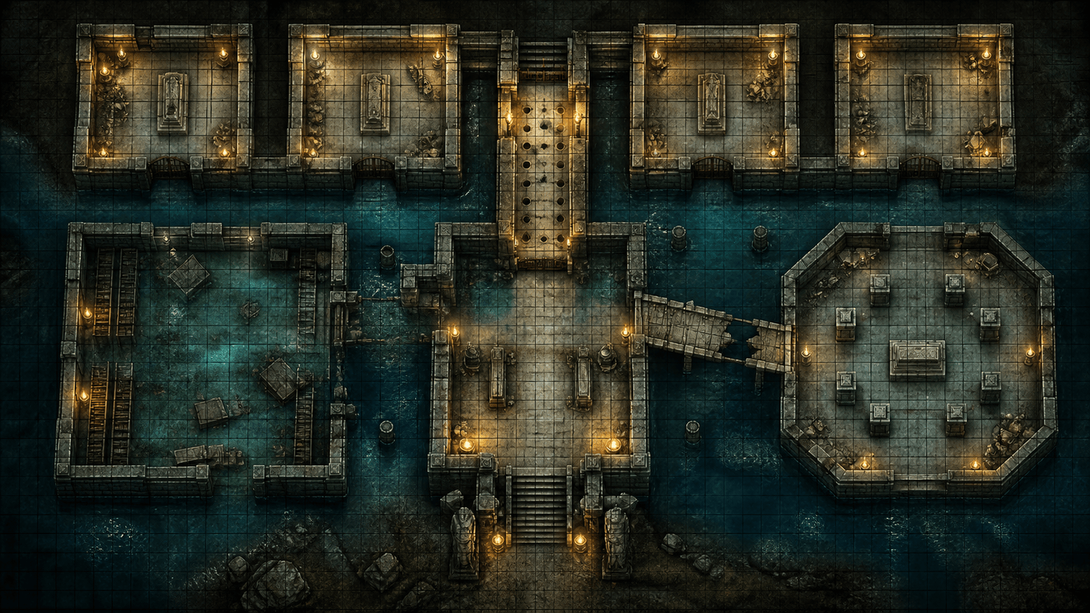 D&D dungeon map generator crypt