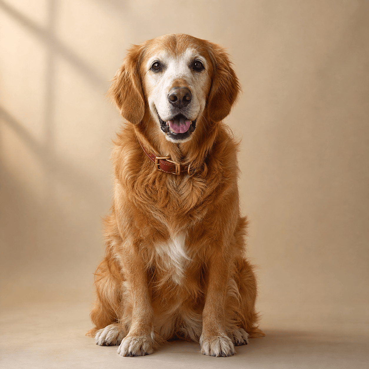 Realistic AI dog portrait