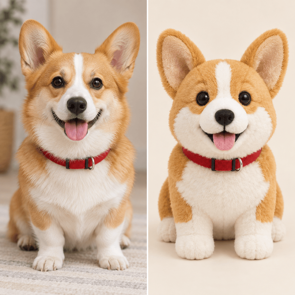 AI plush doll from pet photo