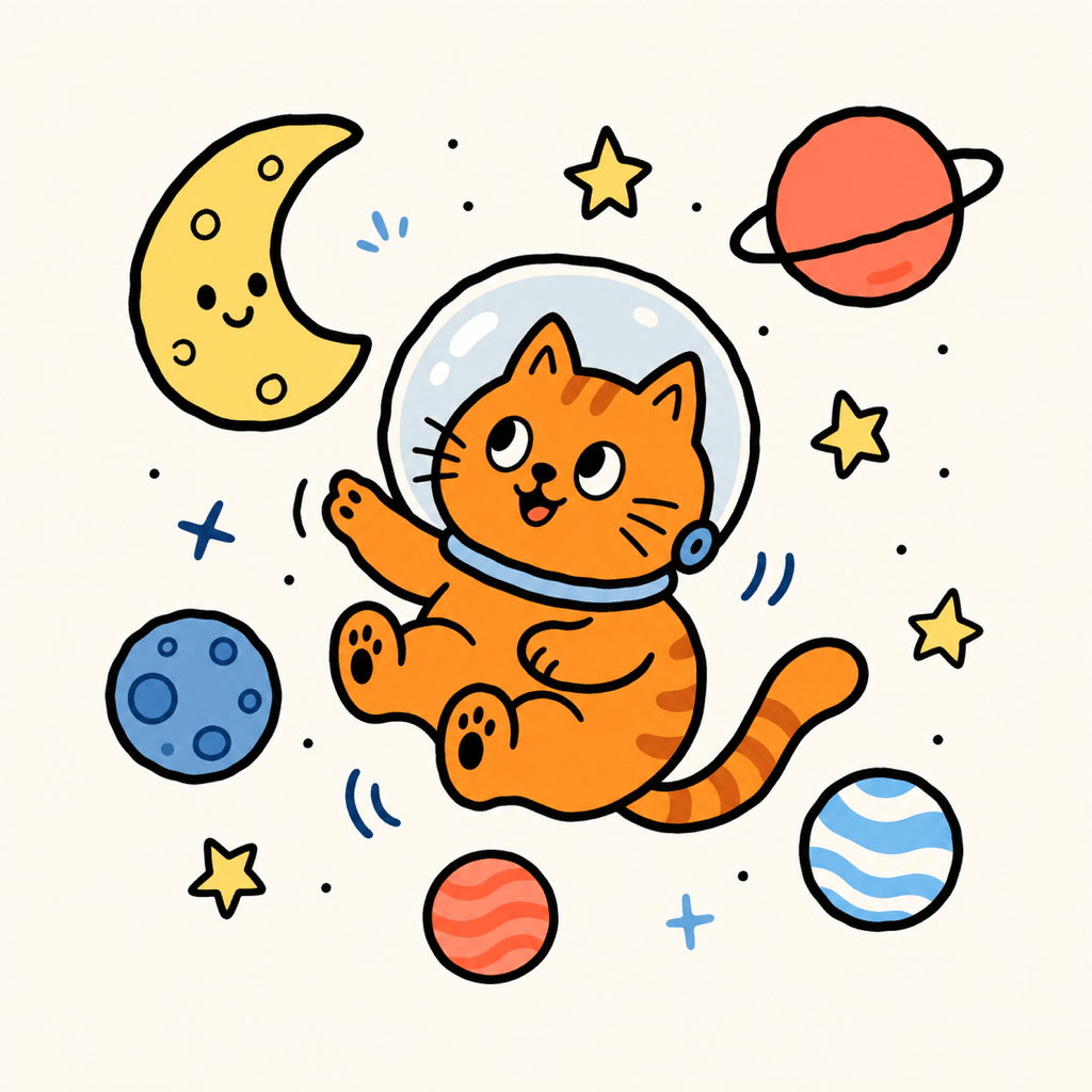 AI doodle sticker example