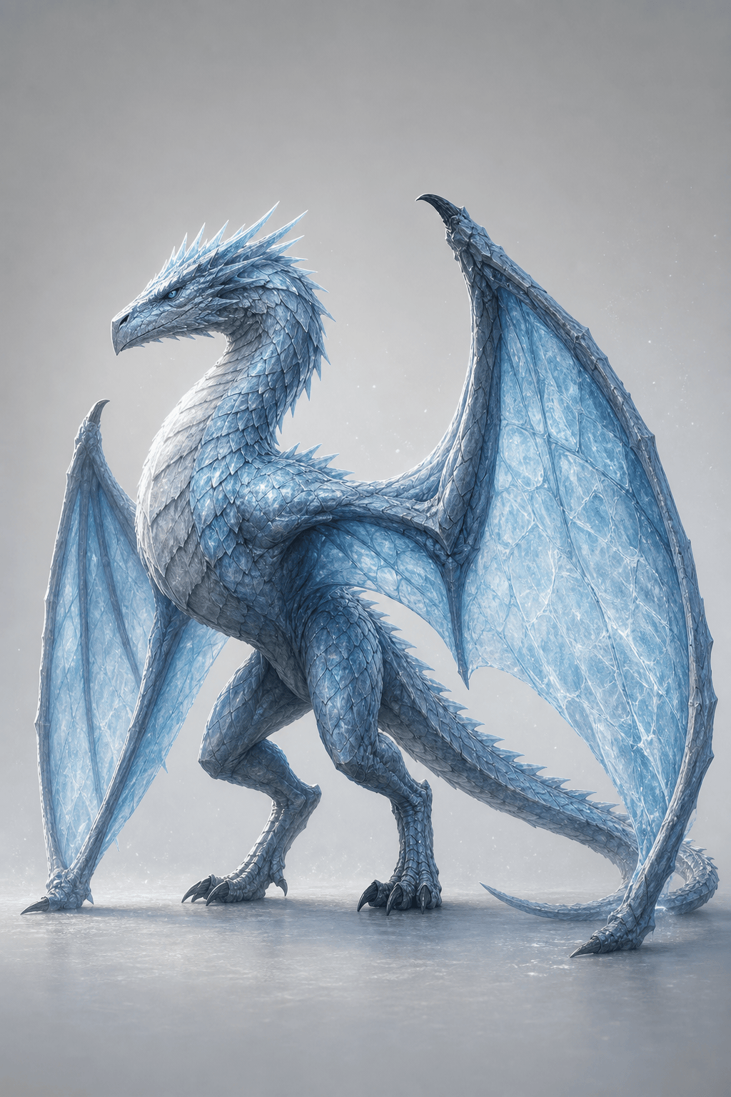 Ice wyvern character design