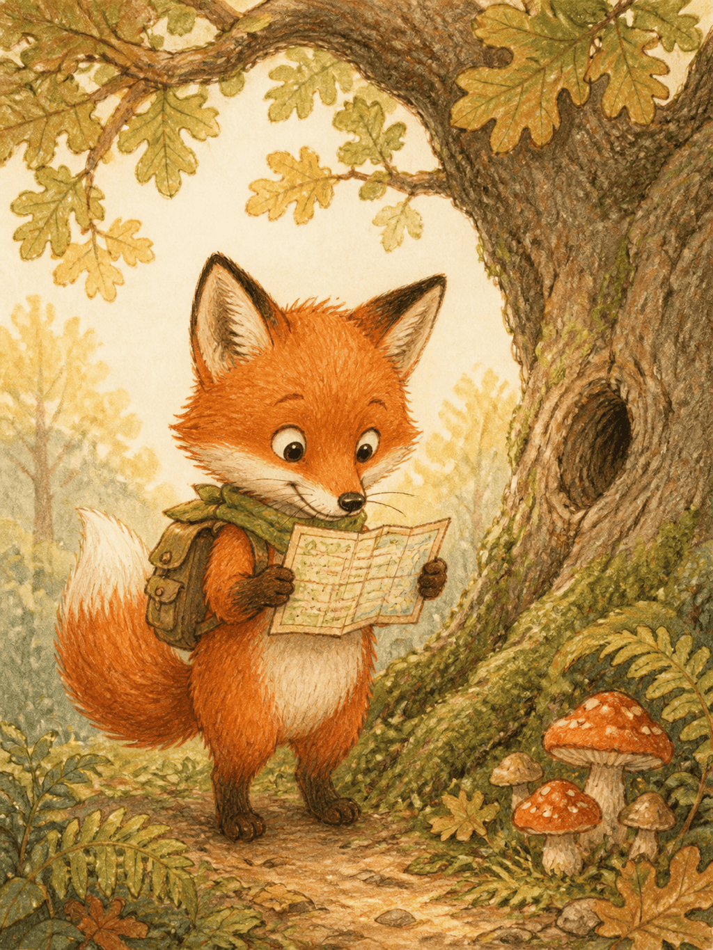 AI storybook drawing example