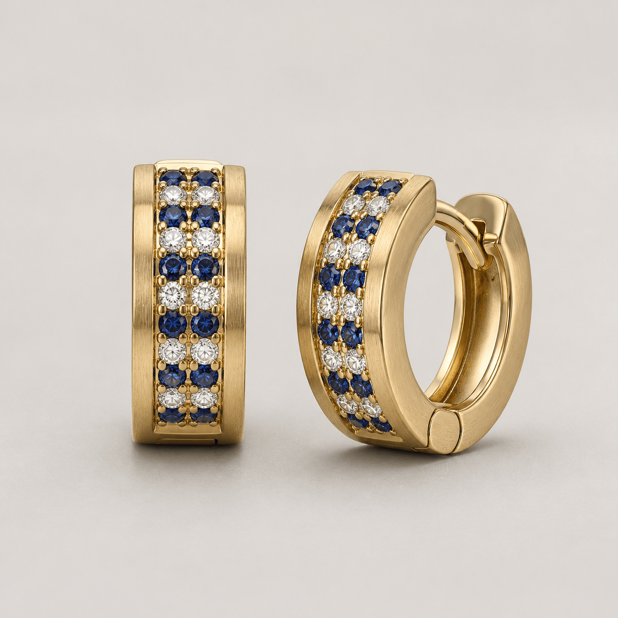AI earring generator gemstone hoops