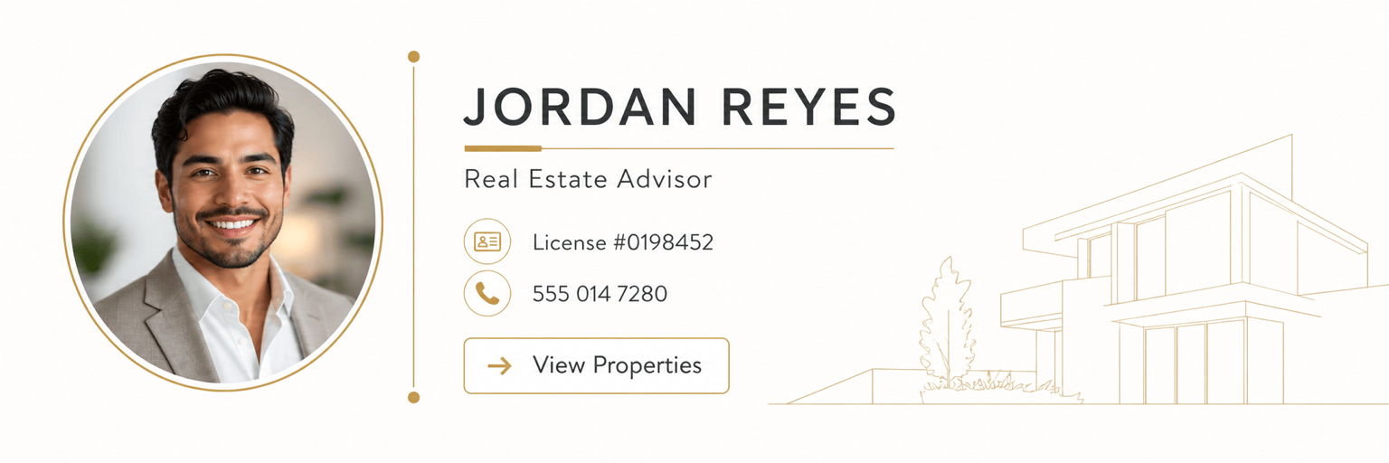 AI real estate email signature