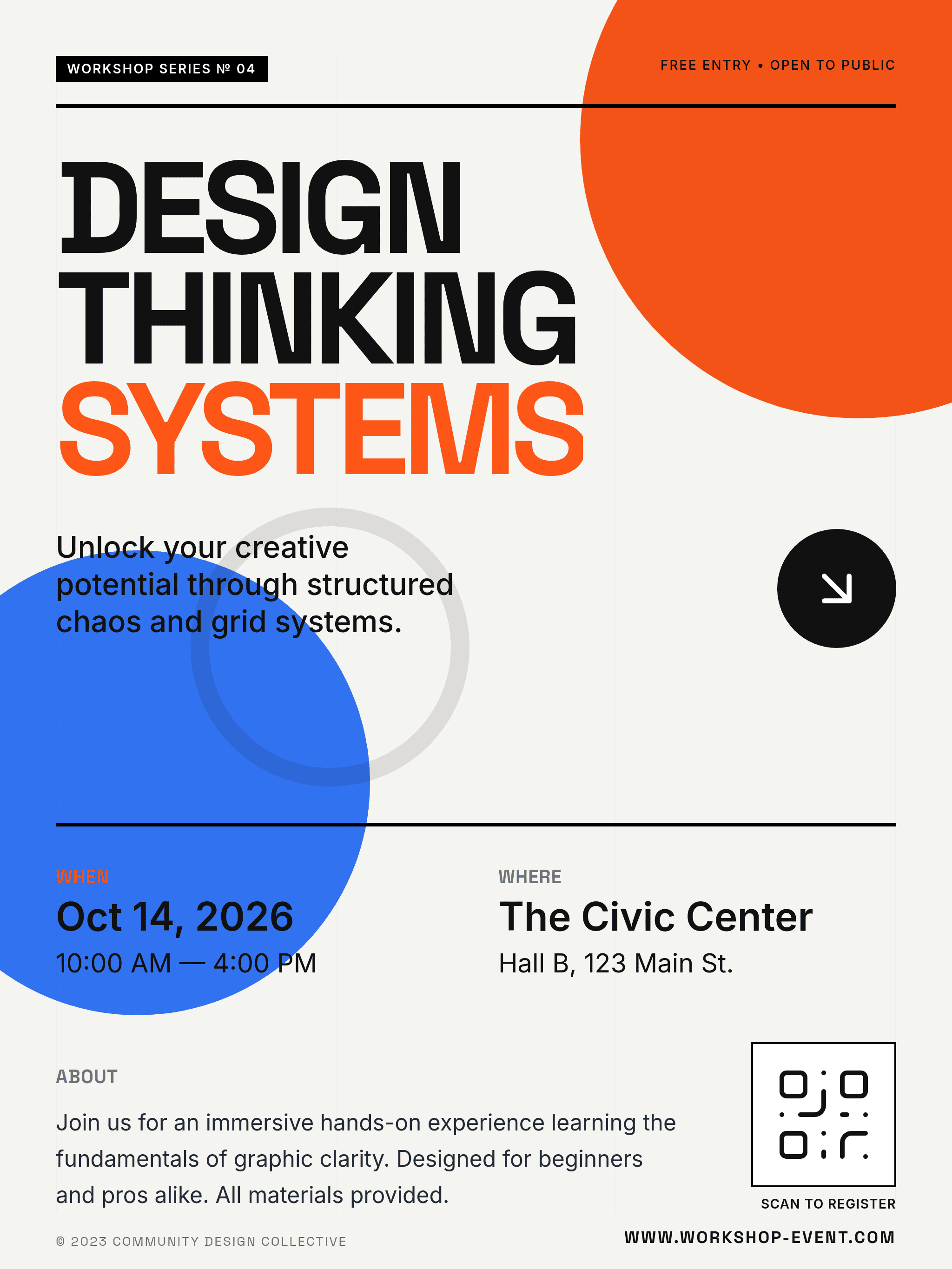 ai generated event flyer template