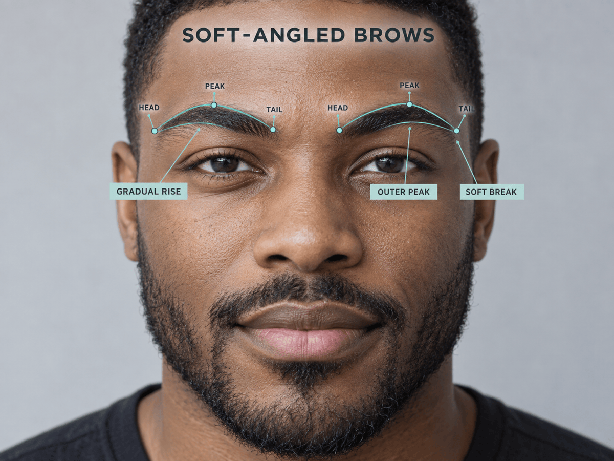 soft angled brow detector result