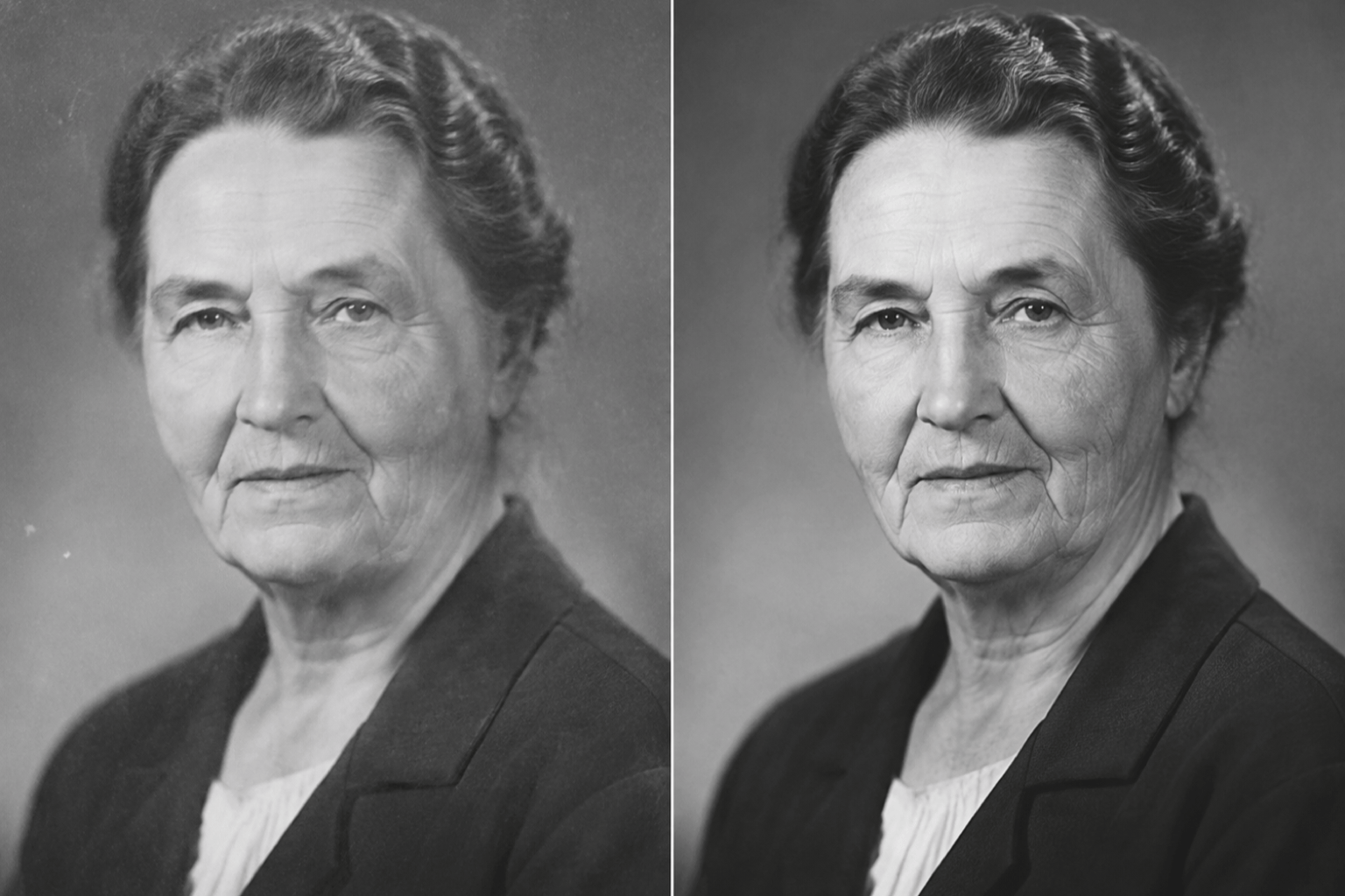 Old photo face enhancement