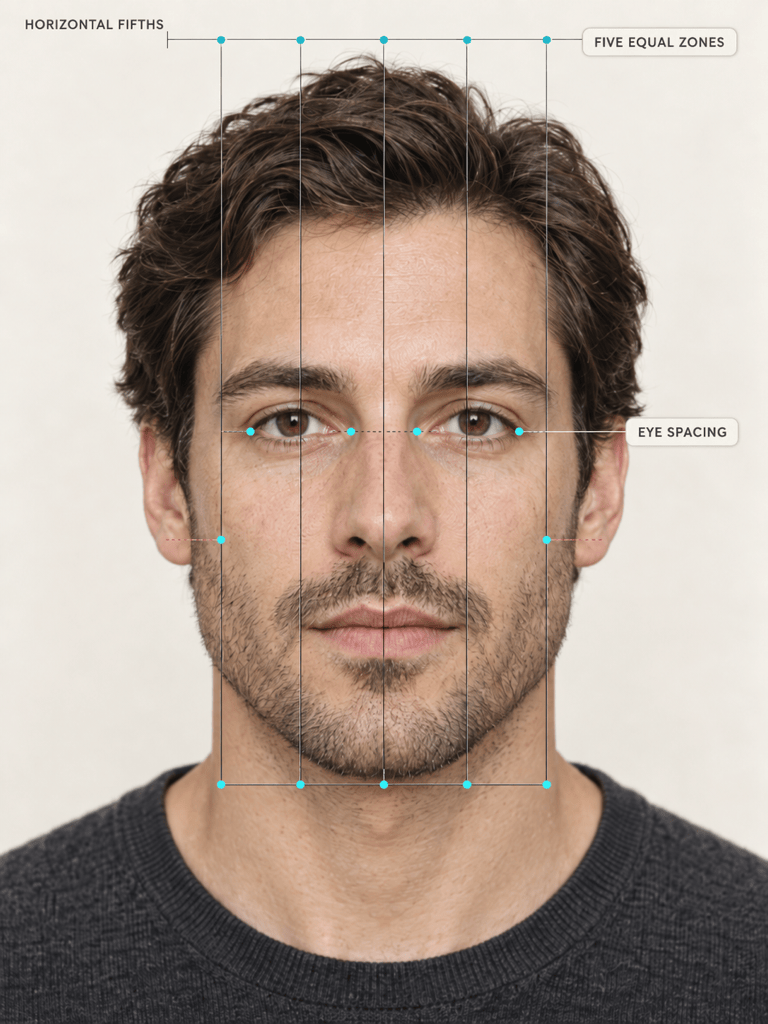 Face ratio fifths guide