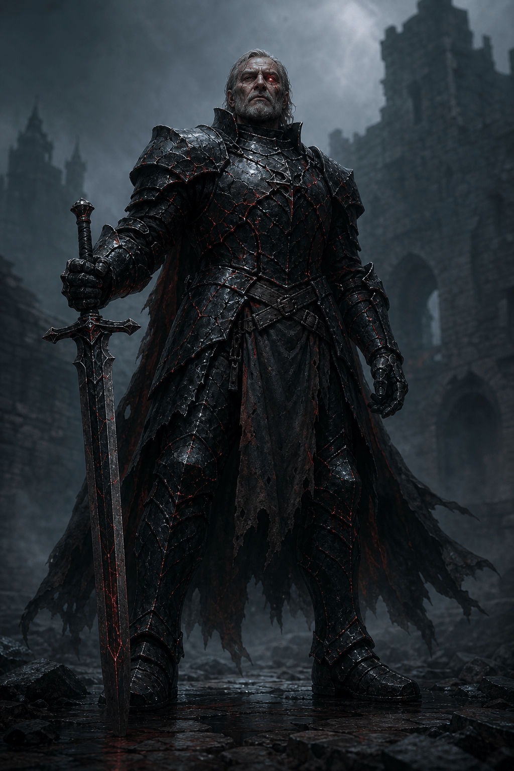 Dark fantasy knight
