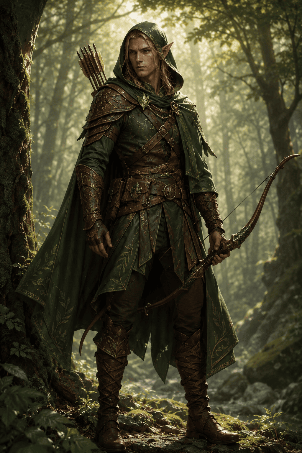 elf ranger hero concept