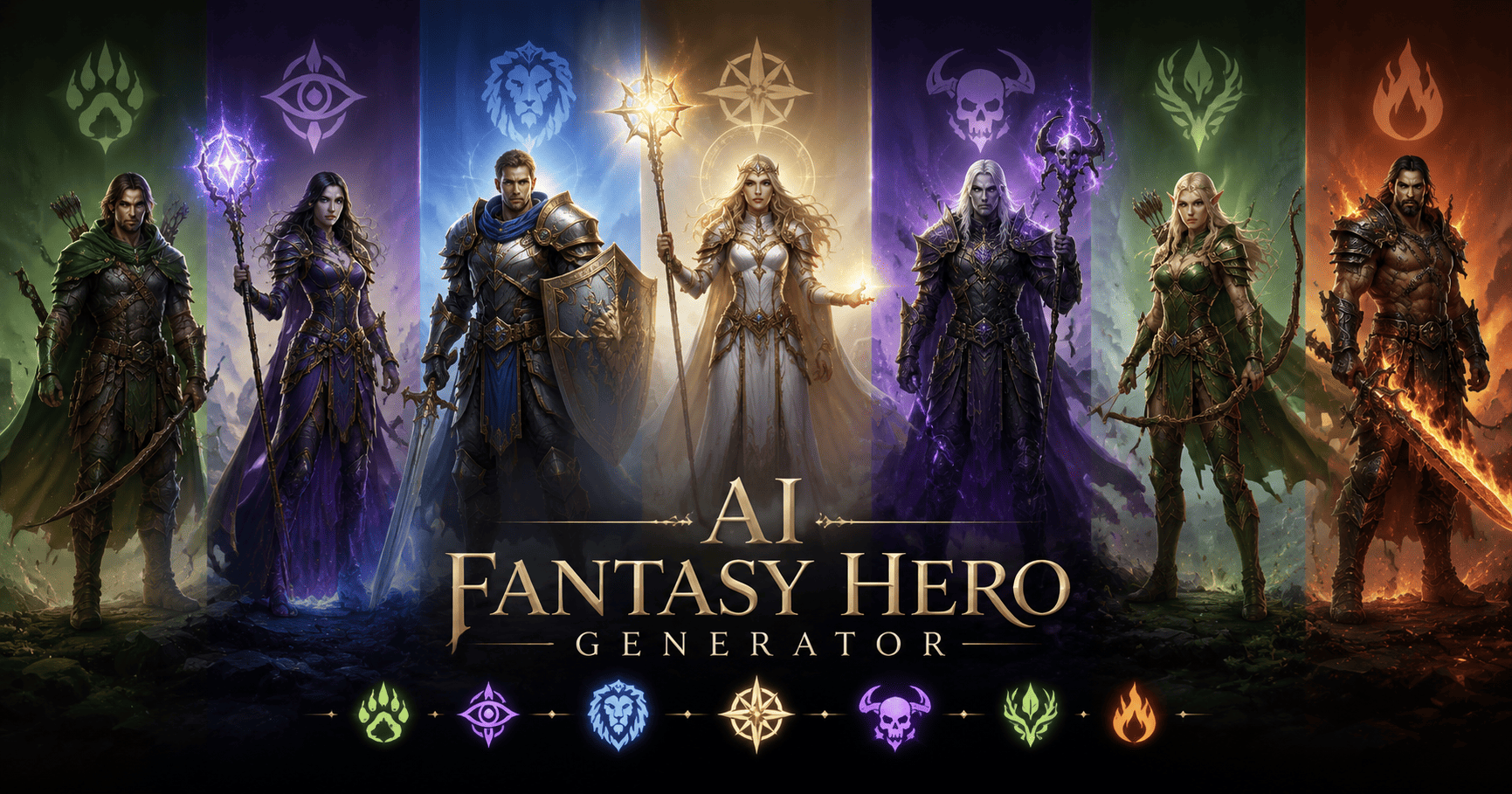 Generador de héroes de fantasía AI