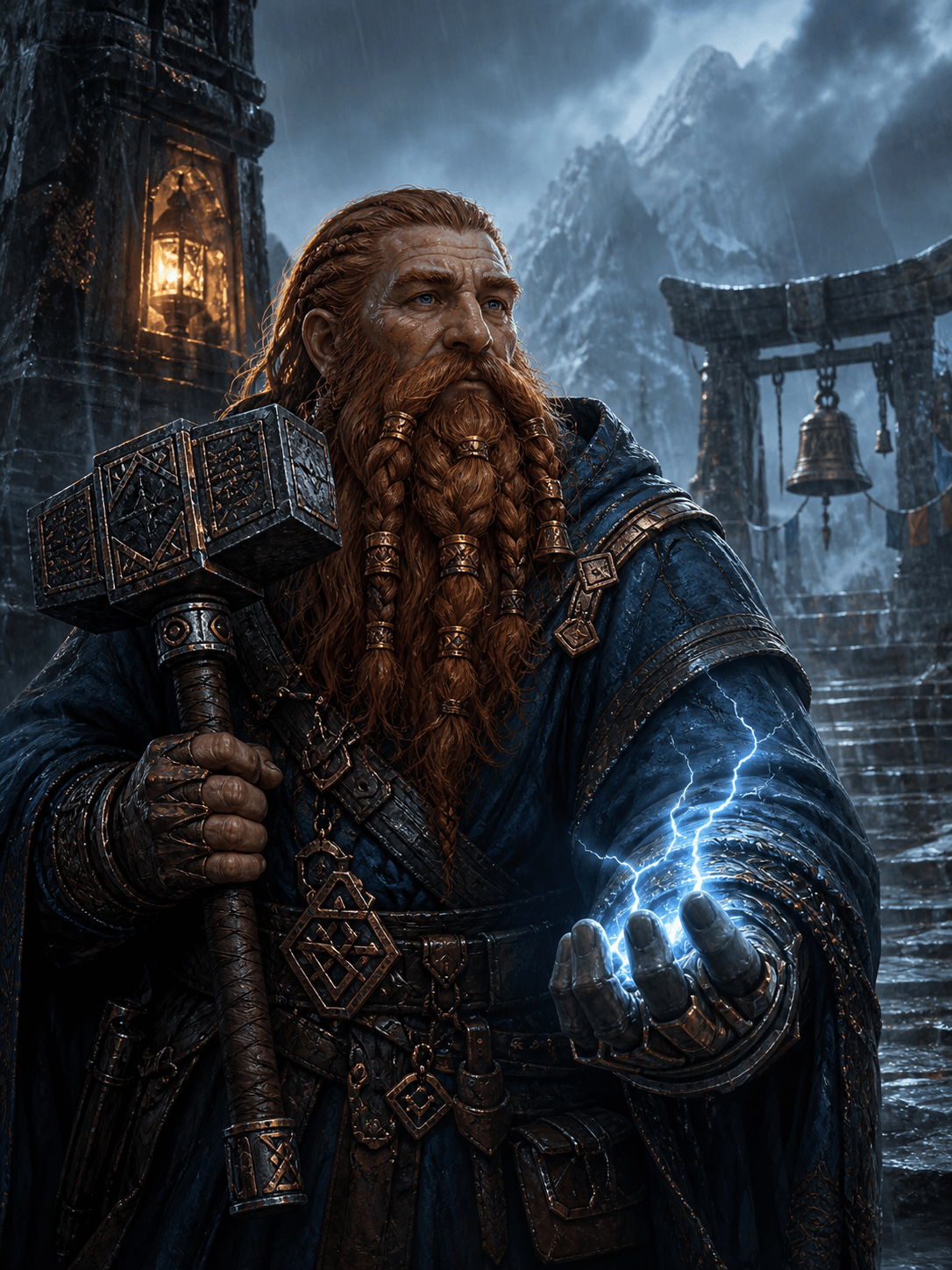 AI fantasy character portrait