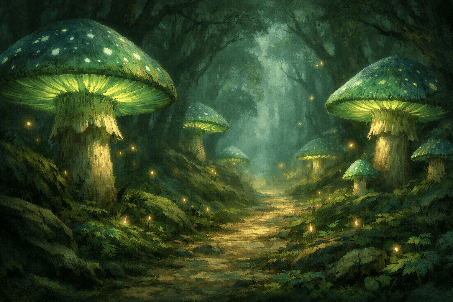 floating island fantasy scenery