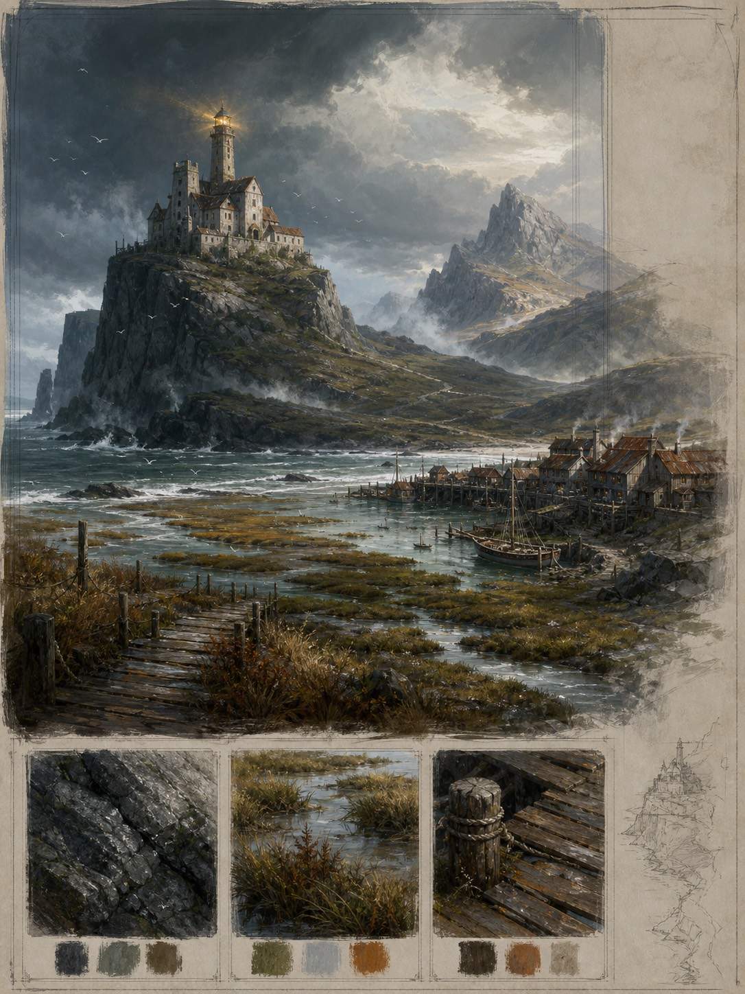 AI fantasy region concept