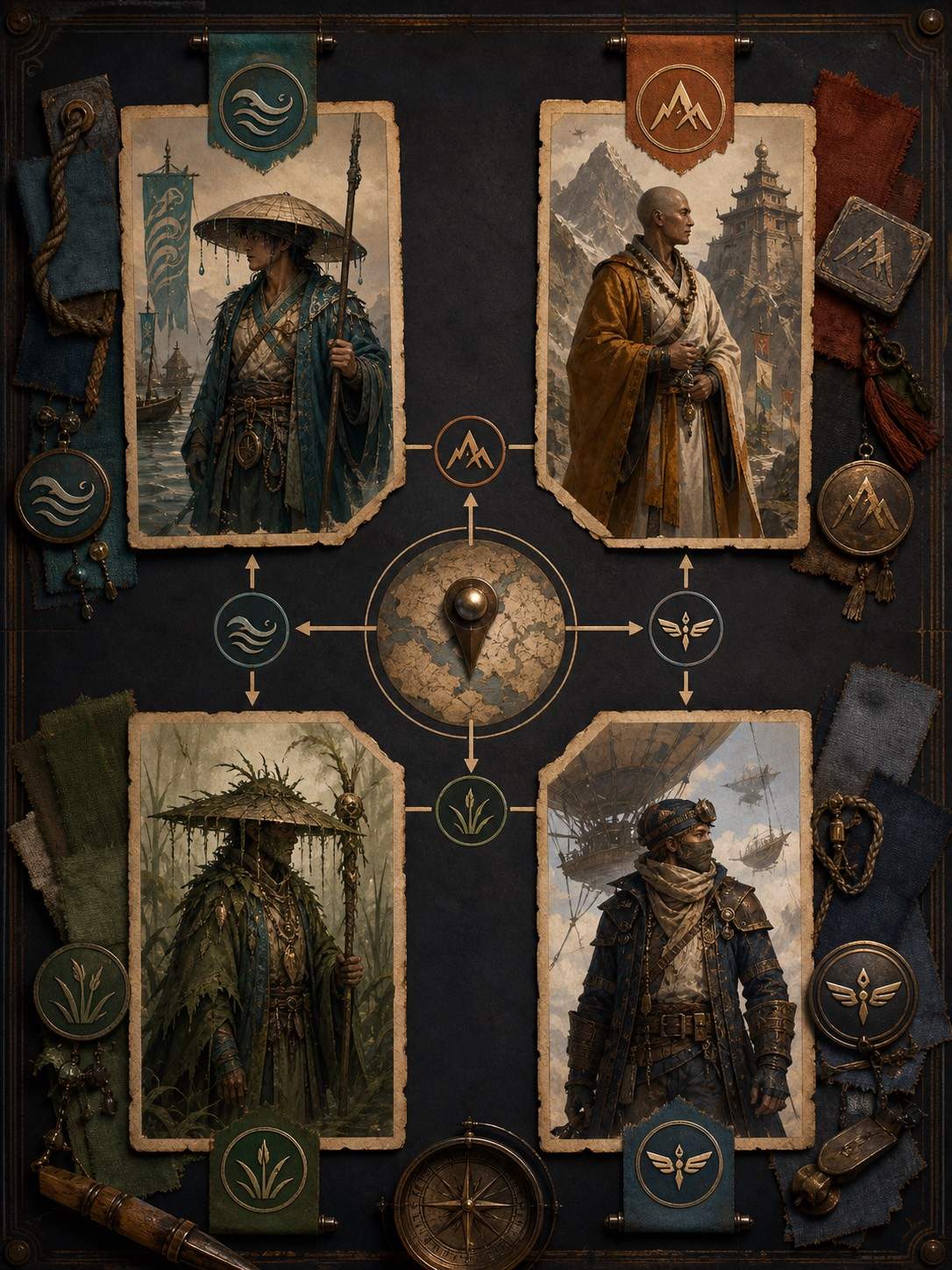 AI fantasy faction board