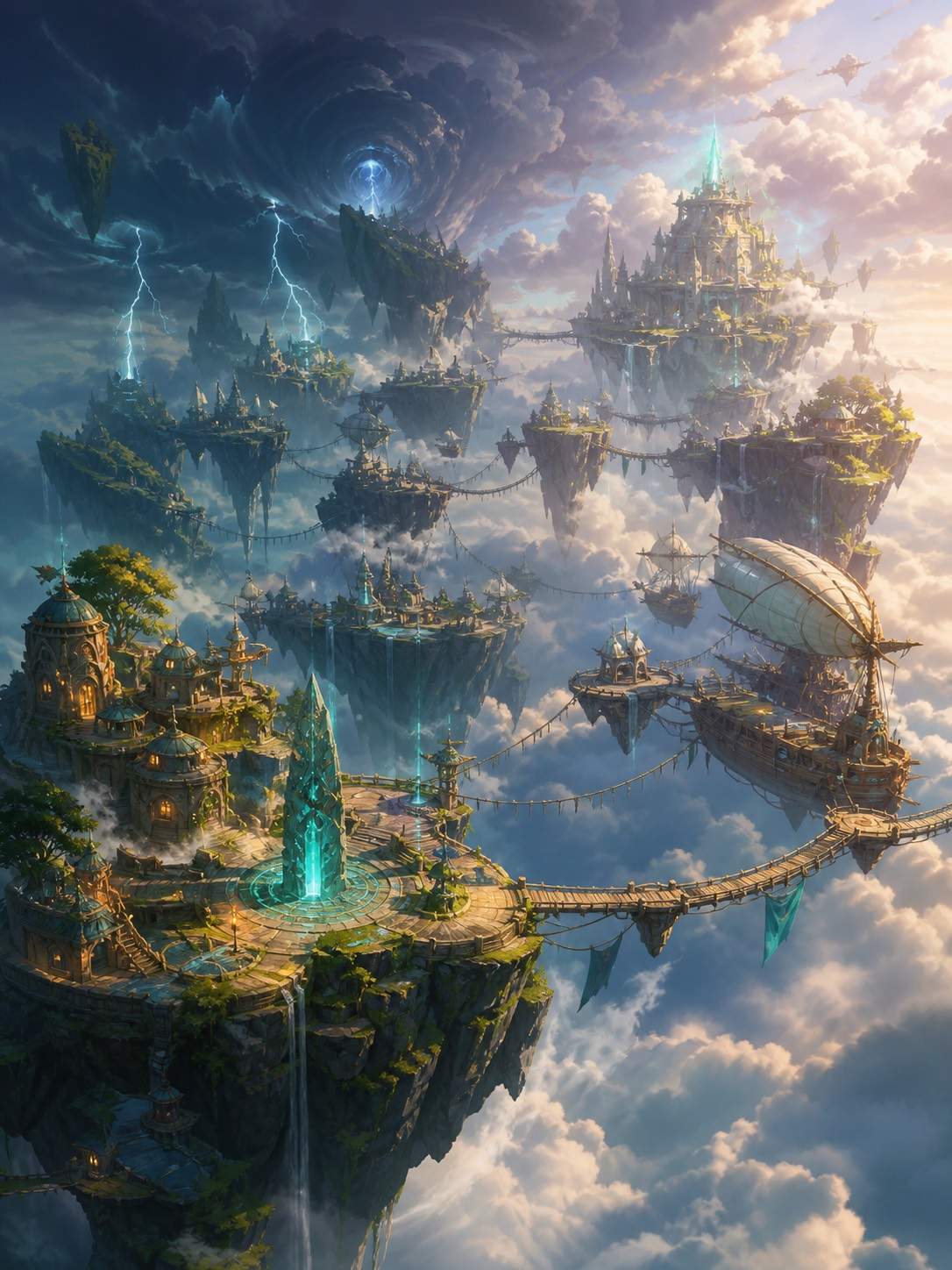 AI fantasy worldbuilding atlas