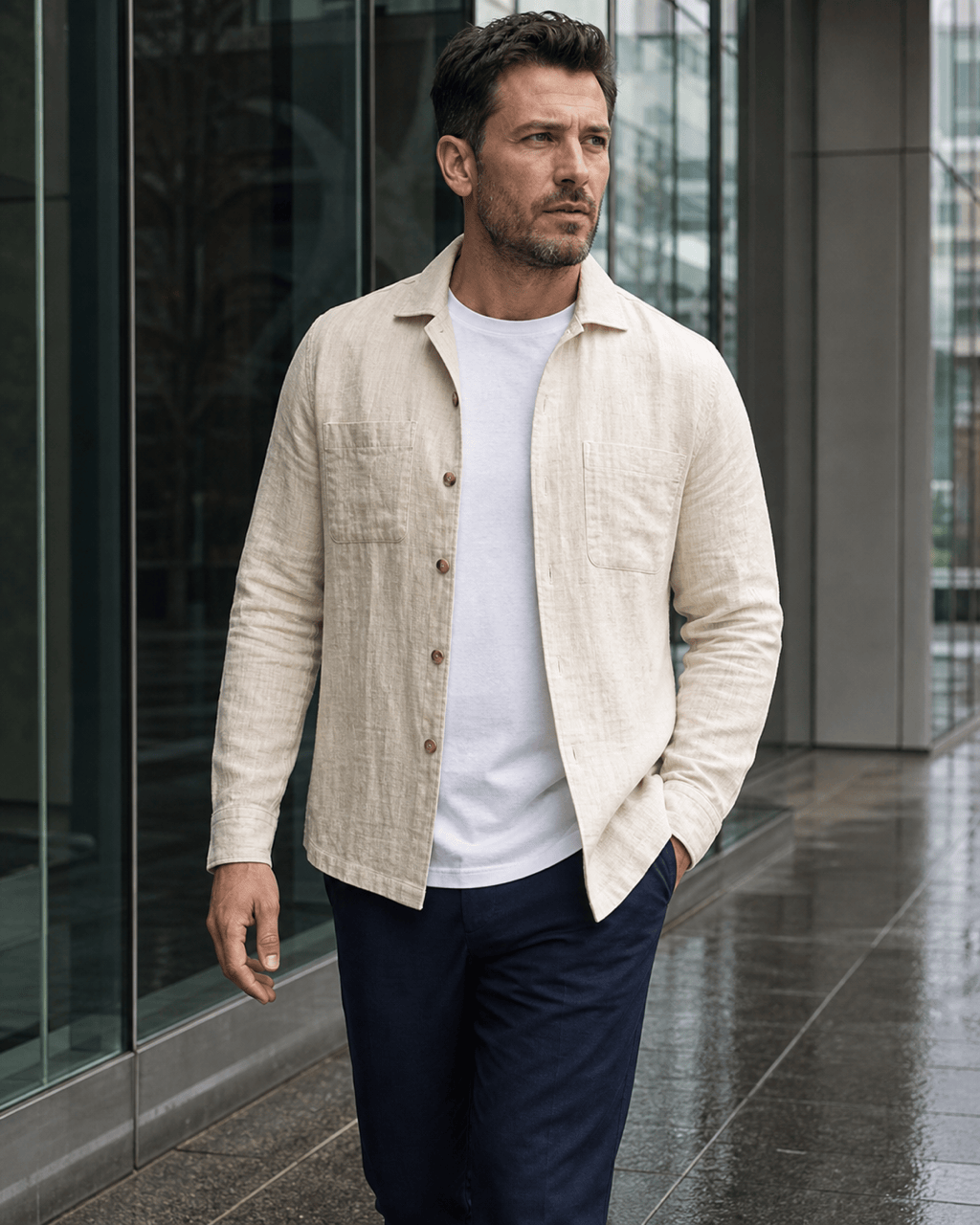 AI clothing model lifestyle campaign