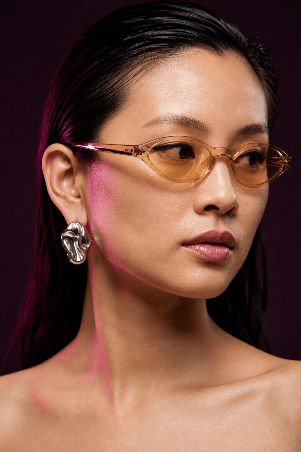 AI beauty fashion close-up