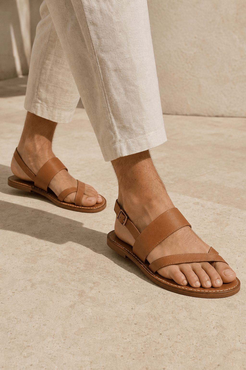AI footwear editorial image