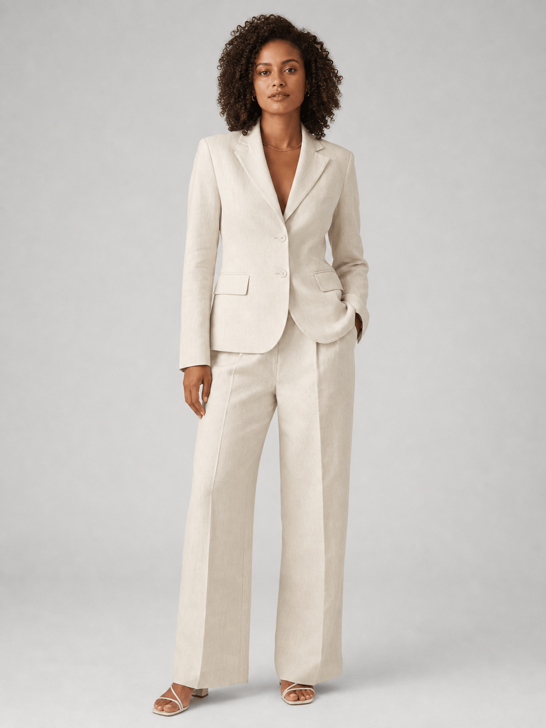 AI female fashion model portrait