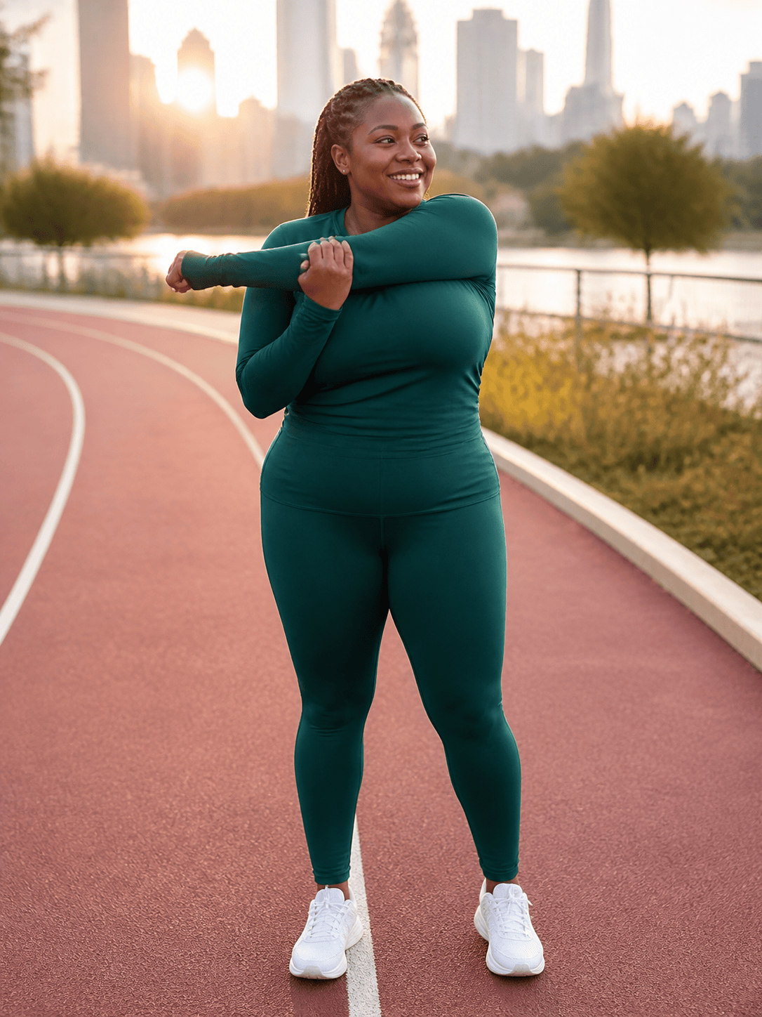 Diverse AI woman model campaign