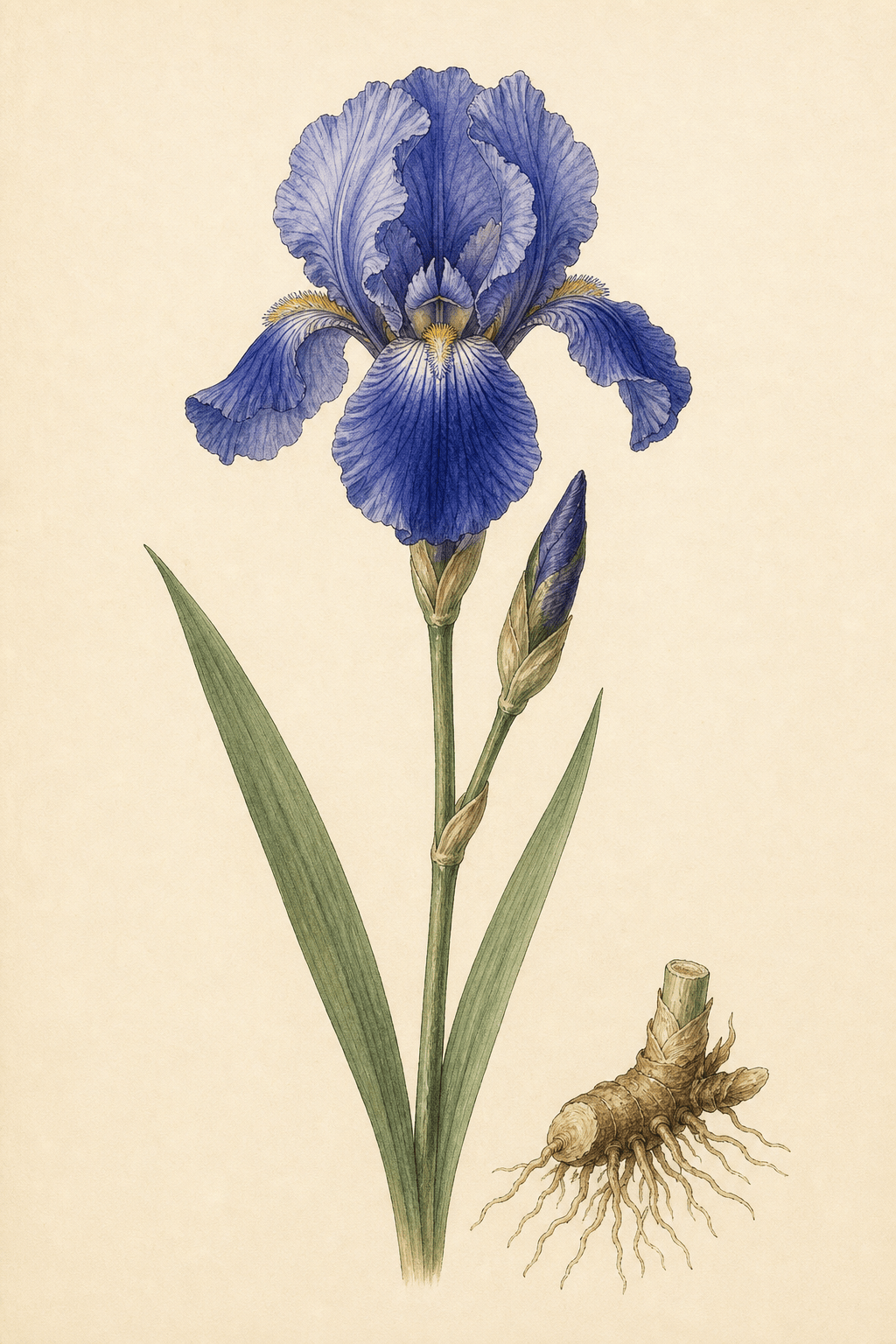 Botanical flower illustration