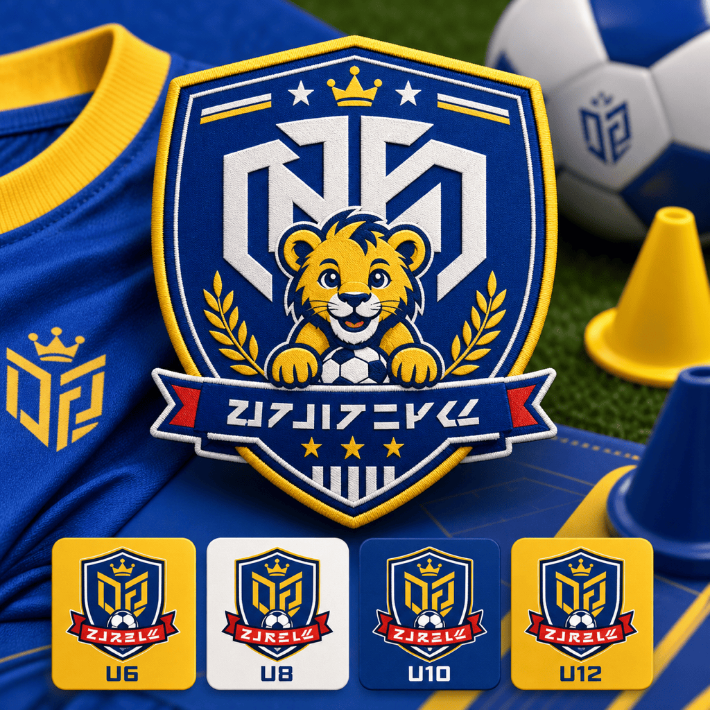 Youth football crest example