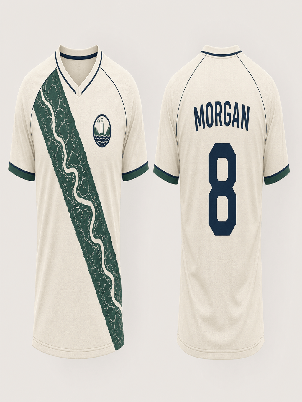 AI football away shirt