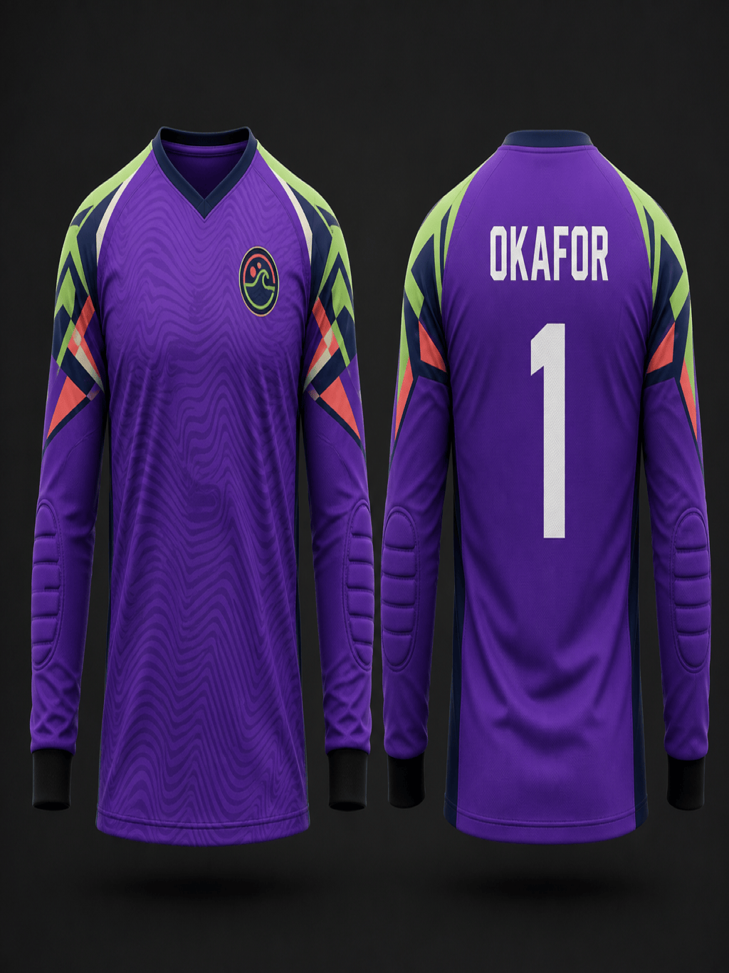 AI goalkeeper shirt design