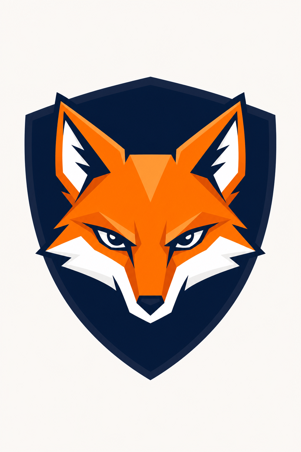 AI fox mascot design
