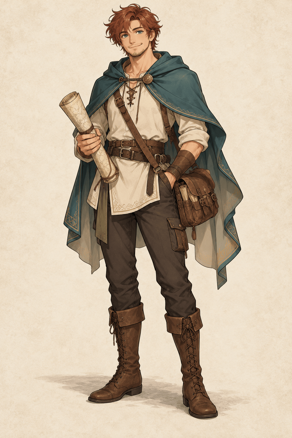 Anime full-body character illustration
